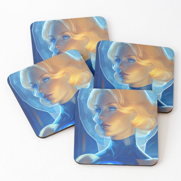 Item preview, Invisible Woman Portrait designed and sold by MadeByHaresShop.