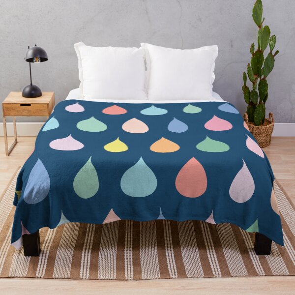 Item preview, Raindrops on Blue designed and sold by bethmcmillian.