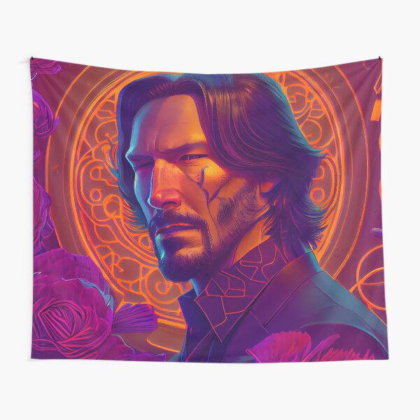 Item preview, John Wick Portrait designed and sold by MadeByHaresShop.
