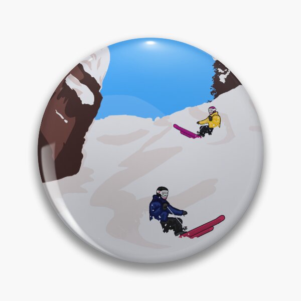 Item preview, Lovers Ski the Lane designed and sold by SkiBumArt.