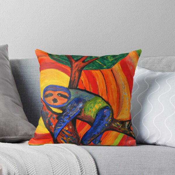 Item preview, A sloth on a tree pictorial art style designed and sold by arkantus.