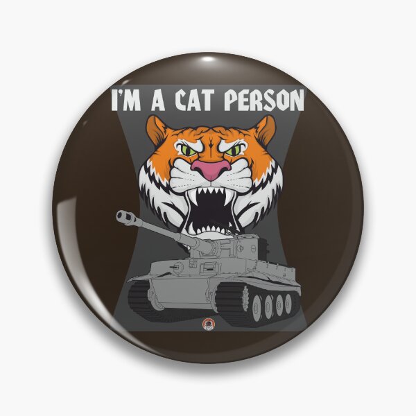 Item preview, Tiger head and tiger tank Im a cat person designed and sold by FAawRay.