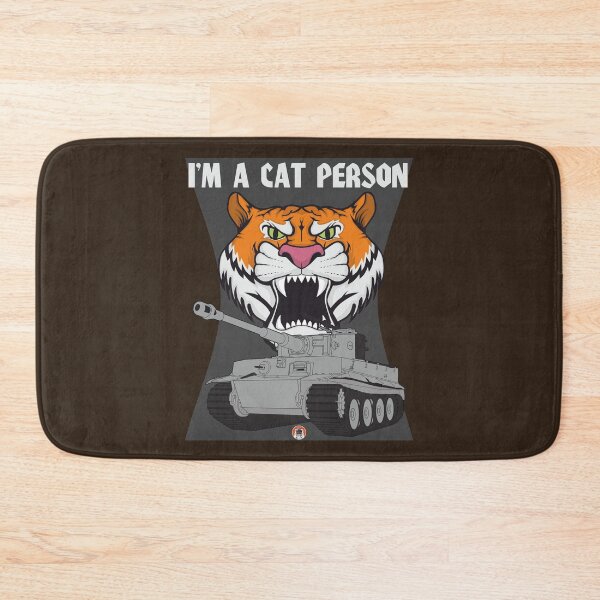 Item preview, Tiger head and tiger tank Im a cat person designed and sold by FAawRay.