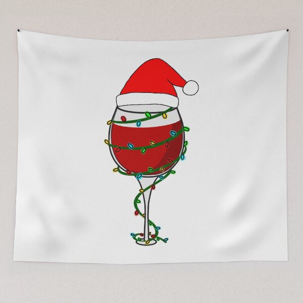 Item preview, Wine Glass Celebrating Christmas designed and sold by Loveart60.