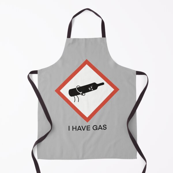 Item preview, Funny Compressed Gas Hazard Symbol designed and sold by Science Lab Designs.