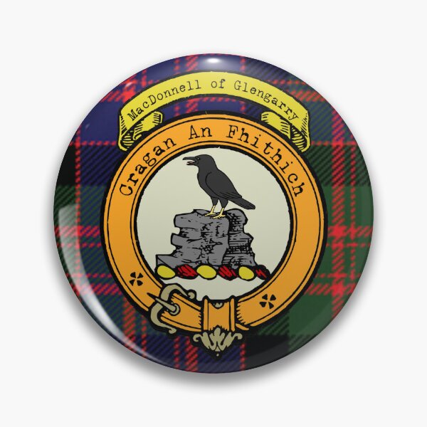 Item preview, MacDonnell of Glengarry Scottish Tartan and Crest designed and sold by BagTown Clans.