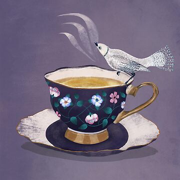 Artwork thumbnail, Tea time for birds ! by istolar Pattern design & illustration