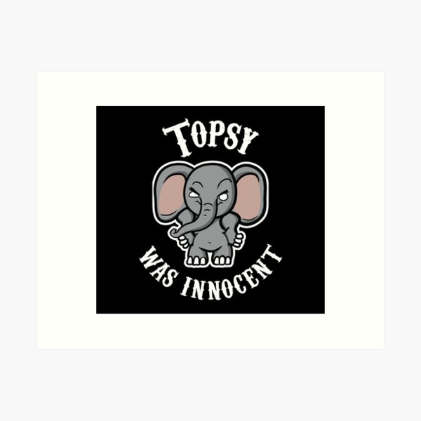 Topsy Was Innocent Art Print