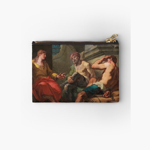 Item preview, Joseph Interpreting the Dreams of the Pharaoh | Girolamo Brusaferro | 1740 Biblical Art designed and sold by CJET.