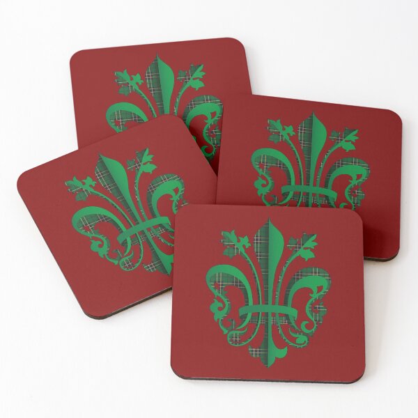Item preview, Green Tartan Lily designed and sold by ladstudio.