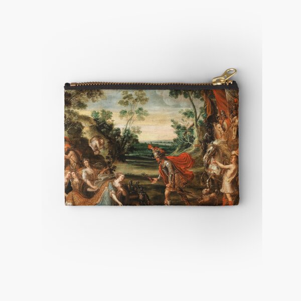 Item preview, King Solomon and the Queen of Sheba | Frans Wouters | 1635 Baroque Biblical Art designed and sold by CJET.