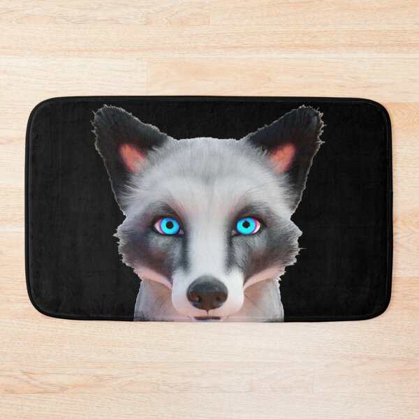 Item preview, Silver fox blue eyes sticker -- 3D  designed and sold by glitchman2.
