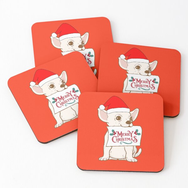 Item preview, Cute Chihuahua with Santa Claus' hat 7 - christmas dog collection designed and sold by Olivvier.