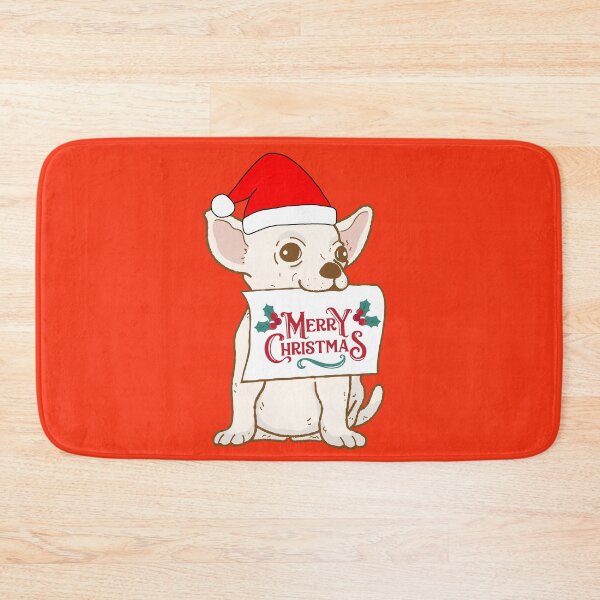 Item preview, Cute Chihuahua with Santa Claus' hat 7 - christmas dog collection designed and sold by Olivvier.