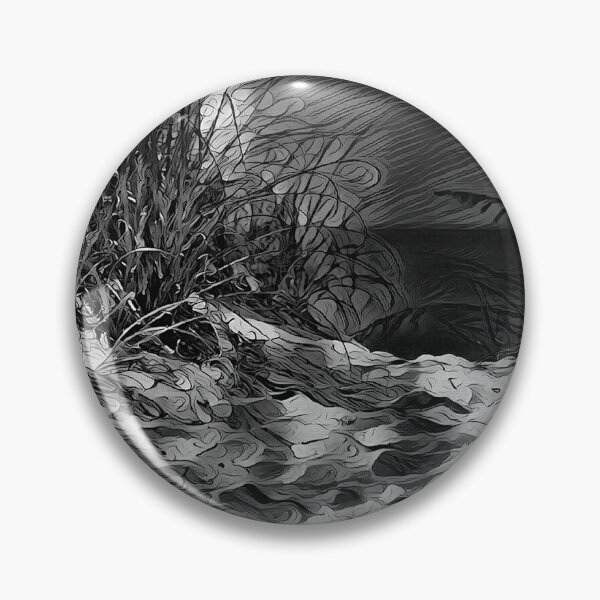 Item preview, The Beach Sea Grass 1 (Black and White) - Art from the Beach Collection - spcreationsco22 designed and sold by SpCreationsCo22.