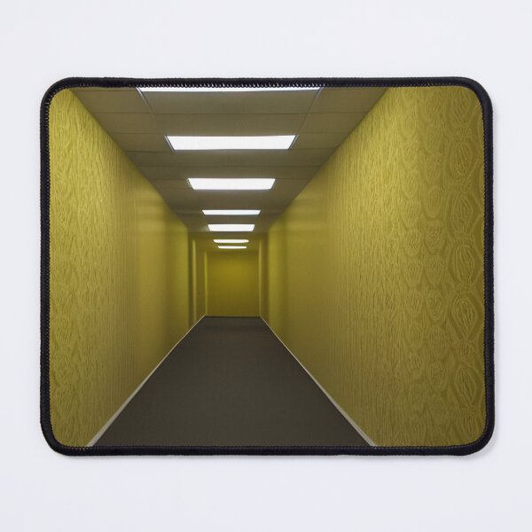 Item preview, The Backrooms - Liminal Space - Doors and Yellow Wallpaper designed and sold by DanTheManDan.