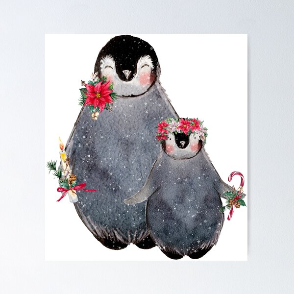 Item preview, Christmas Penguins designed and sold by CraftyBee.
