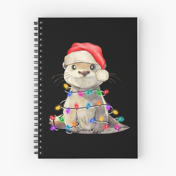 Item preview, Merry Christmas Lights Otter designed and sold by ThisIsMugLife.