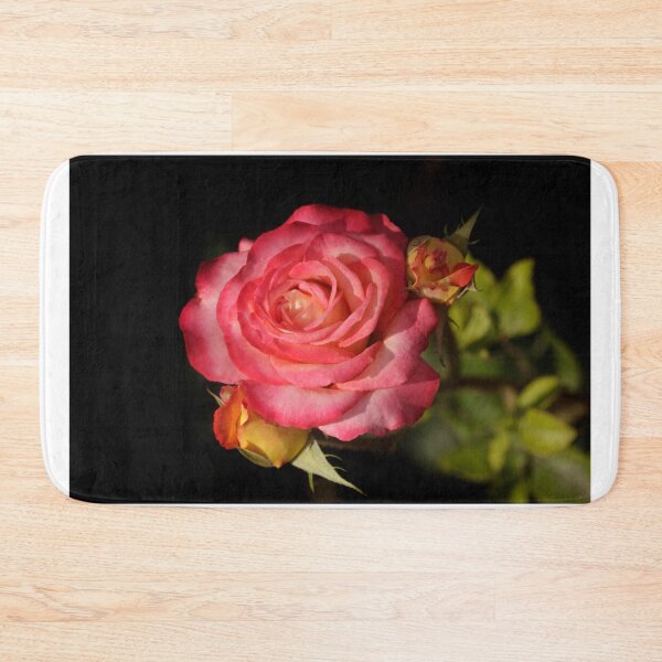 Item preview, Red rose on black background designed and sold by olena2552.