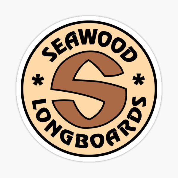 Seawood Longboards Circle Logo Sticker