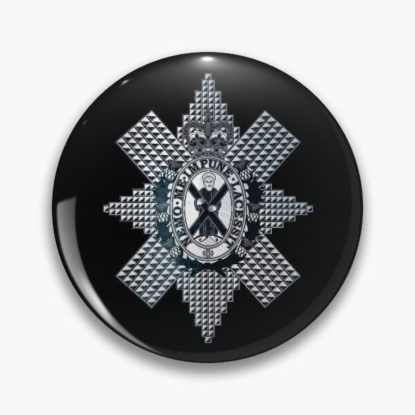 Item preview, Royal Black Watch Regiment Highlanders Black and White designed and sold by A1cibiades.