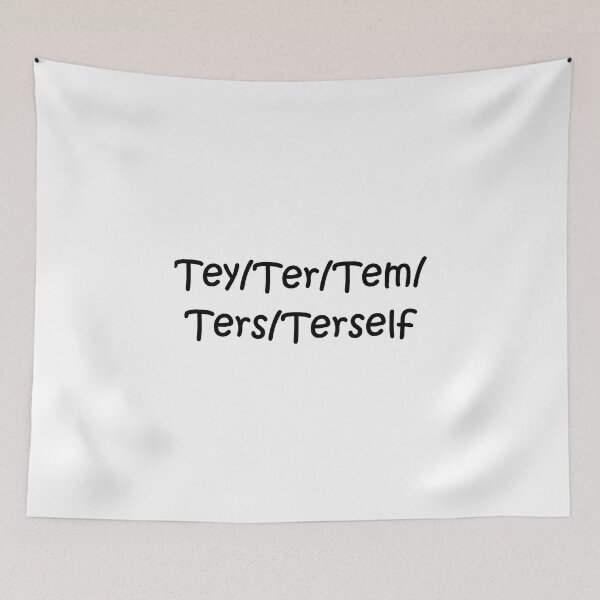 Item preview, Tey/Ter Full Pronouns  designed and sold by kiippers.