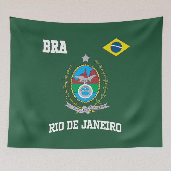 Item preview, Rio de Janeiro Brazil Vintage Carioca Flag designed and sold by MrEddie10.