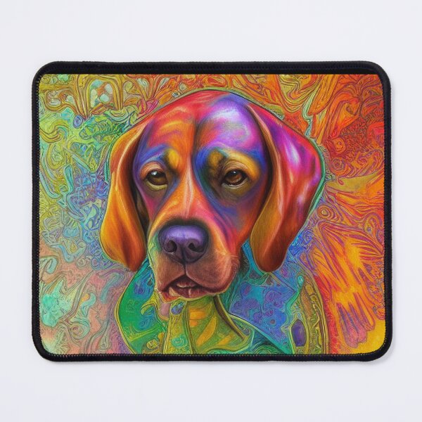Item preview, Tribal American English Coonhound Dog Art 1 designed and sold by DiatomDesigns.