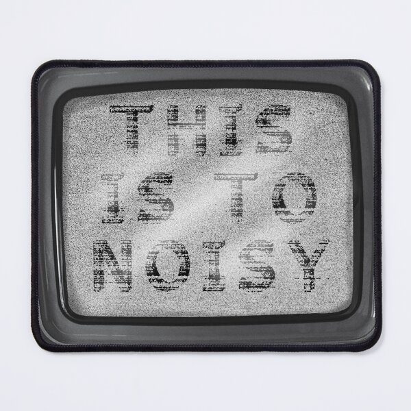 Item preview, " This is to noisy " retro designed and sold by GeekyPlace.