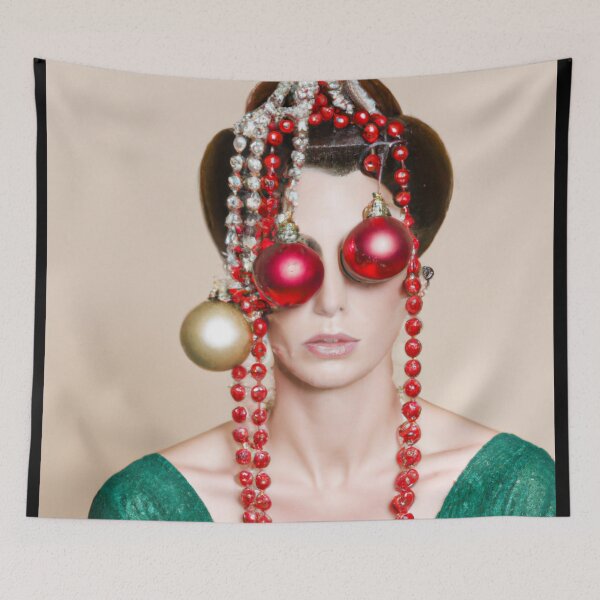 Item preview, Ai Art, Ai Print, Painting , Altered Art,  Fashion Portrait, Oil Painting, Ai Christmas Print, Art by Ai ,Gift  designed and sold by RadRococo.