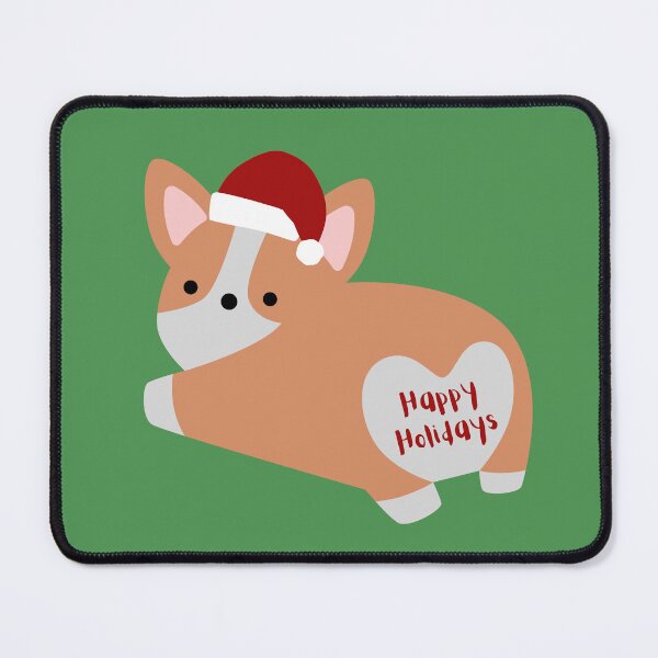 Item preview, Happy Holidays Corgi Butt - Christmas -  designed and sold by PopCitiesDesign.