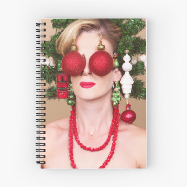 Item preview, Ai Holiday Altered Art Portraits Painting, Ai Christmas Art by Ai designed and sold by RadRococo.