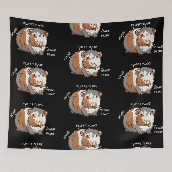 Item preview, Anatomy Of A Guinea Pig With Funny Labels designed and sold by st0n0ga.