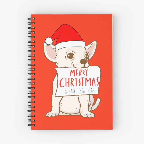 Item preview, Cute Chihuahua with Santa Claus' hat 9 - merry christmas designed and sold by Olivvier.