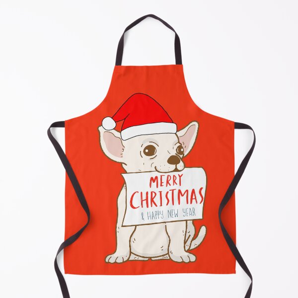 Item preview, Cute Chihuahua with Santa Claus' hat 9 - merry christmas designed and sold by Olivvier.