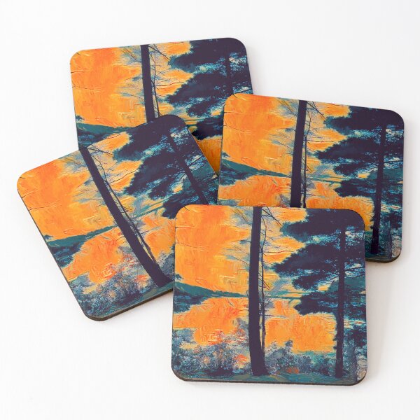Item preview, Orange Night in Forest designed and sold by Tejbeer Bhullar.