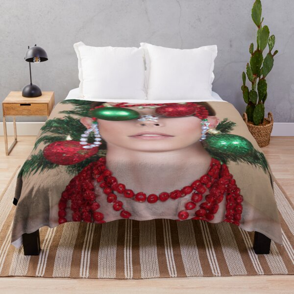 Item preview, Ai Holiday Altered Art Portraits Painting, Ai Christmas Art by Ai designed and sold by RadRococo.