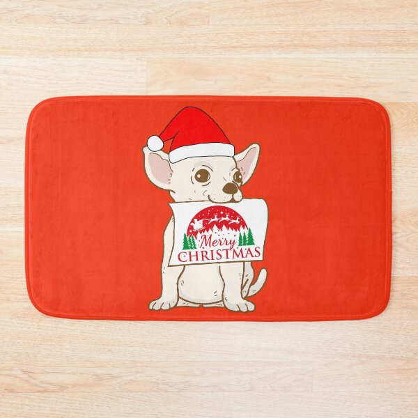 Item preview, Cute Chihuahua with Santa Claus' hat 10 - merry christmas designed and sold by Olivvier.