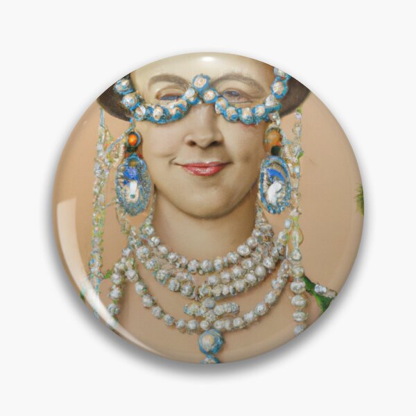 Item preview, Ai Holiday Altered Art Portraits Painting, Ai Christmas Art by Ai designed and sold by RadRococo.