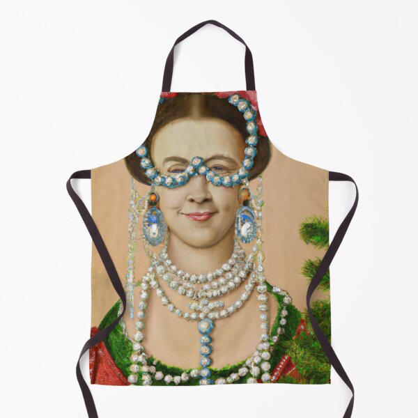 Item preview, Ai Holiday Altered Art Portraits Painting, Ai Christmas Art by Ai designed and sold by RadRococo.