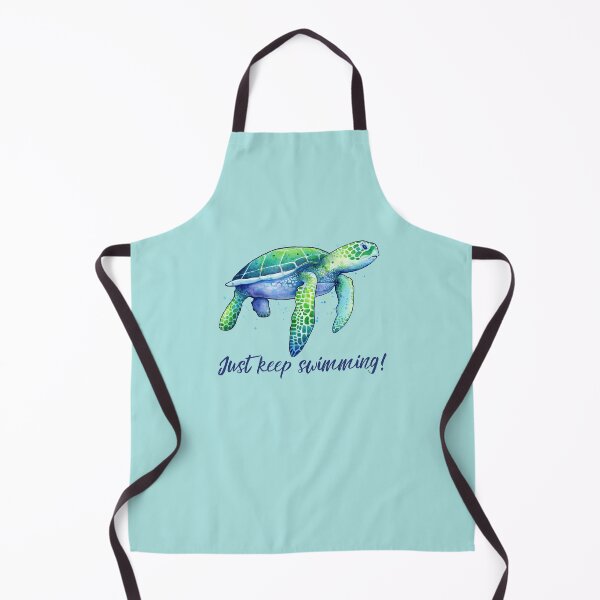 Item preview, Just Keep Swimming! Sea Turtle designed and sold by SamNagelArt.