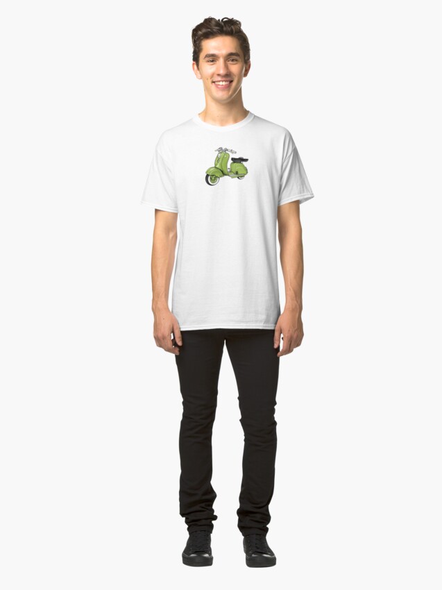 Alternate view of Scooter T-shirts Art: LD 150 - 1955 vintage scooter illustration Classic T-Shirt