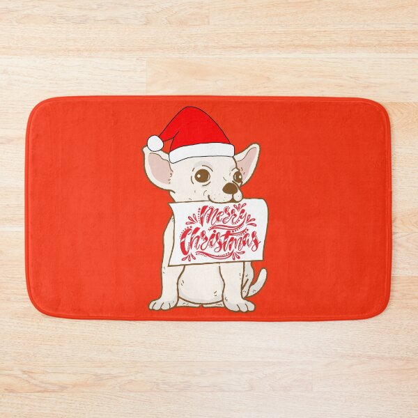 Item preview, Cute Chihuahua with Santa Claus' hat 11 - merry christmas designed and sold by Olivvier.