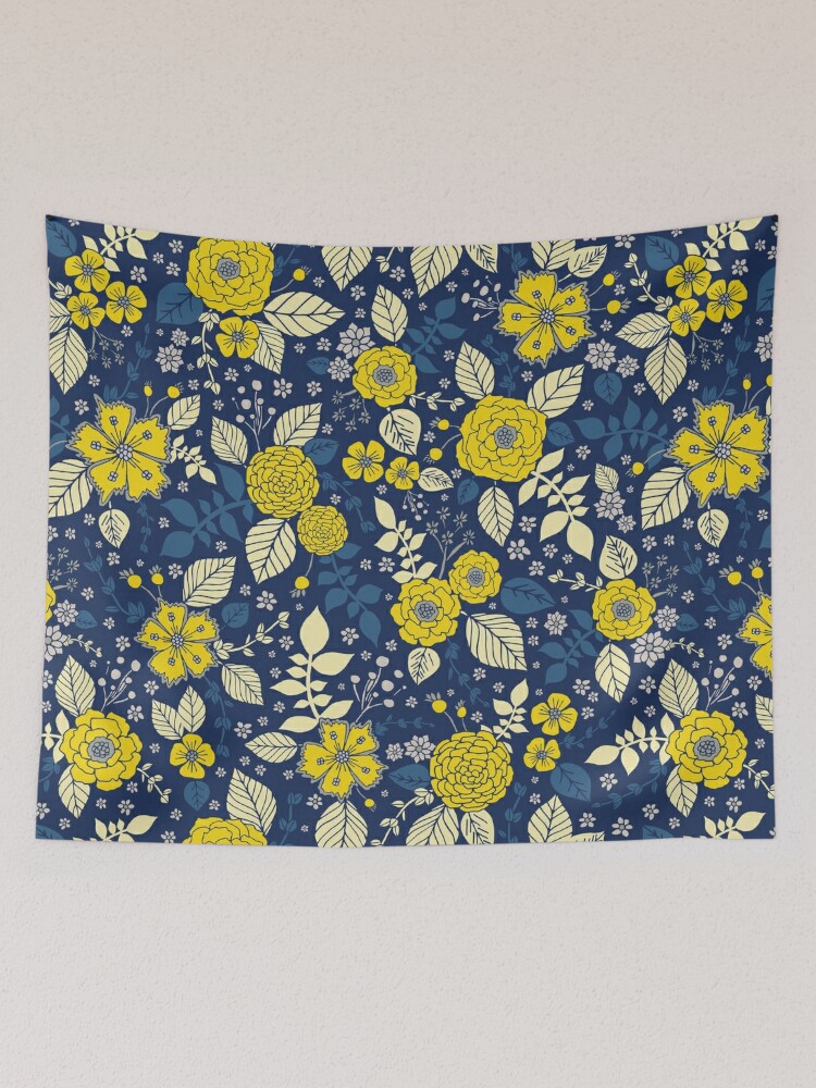 flower tapestry print