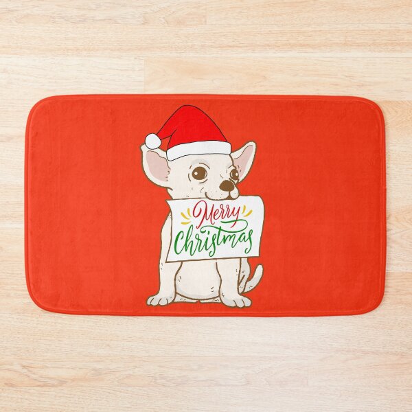 Item preview, Cute Chihuahua with Santa Claus' hat 13 - merry christmas designed and sold by Olivvier.