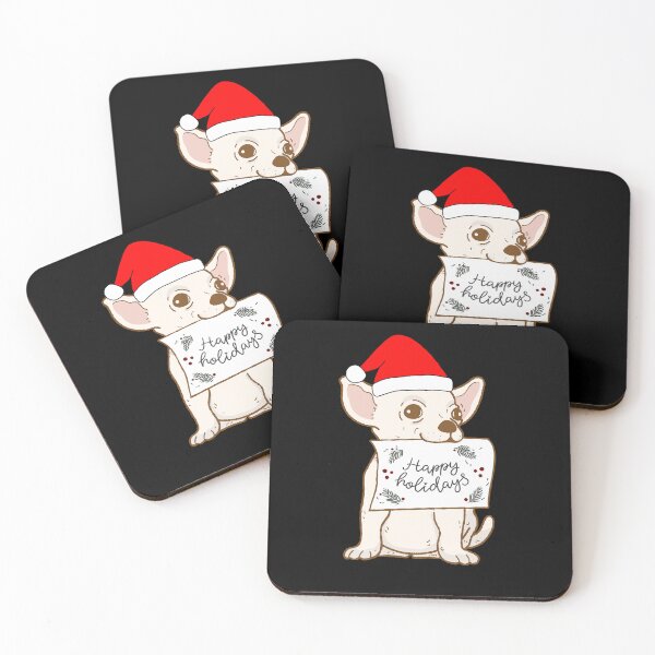 Item preview, Cute Chihuahua with Santa Claus' hat 14 - merry christmas designed and sold by Olivvier.