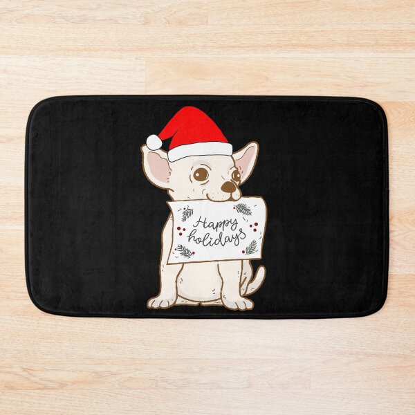 Item preview, Cute Chihuahua with Santa Claus' hat 14 - merry christmas designed and sold by Olivvier.