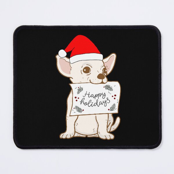Item preview, Cute Chihuahua with Santa Claus' hat 14 - merry christmas designed and sold by Olivvier.