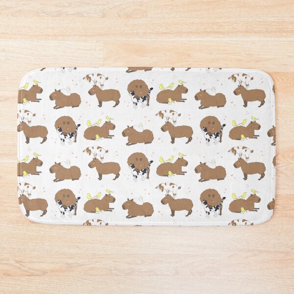 Item preview, Pack of Cute nice capybara cartoon design with animal friends  designed and sold by Yarafantasyart.
