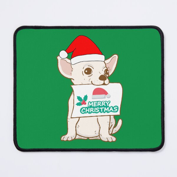 Item preview, Cute Chihuahua with Santa Claus' hat 15 - merry christmas designed and sold by Olivvier.